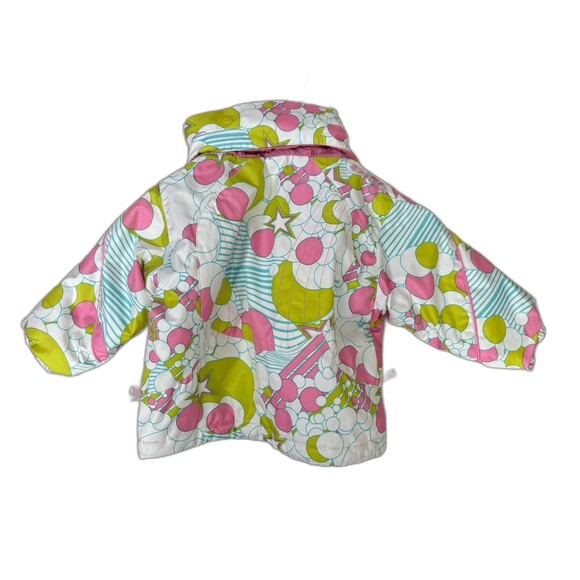Spyder Girls Winter Geometric Pink Waterproof Ski Jacket Small to Tall Size 2 - Picture 4 of 12